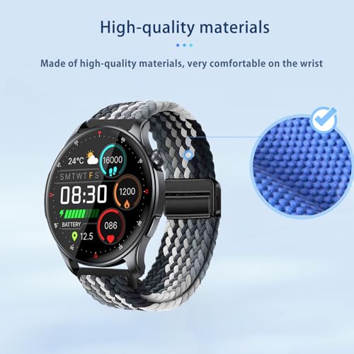 Correa Nylon Trenzado para Oiviato S67 Smartwatch miniatura 3