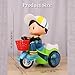 Wokaku Stunt Spin Dance Tricycle Children's Electric Toy with Sound Music Light Toy for Toddler Children Kids 3-12 Years Old, Small