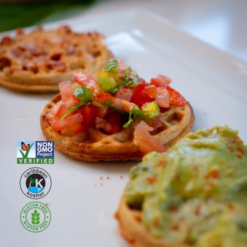 Amasar | Breadfruit Pancake and Waffle Mix |Gluten-Free Non-GMO High-Fiber No Sugar Added | Best for Pancakes Crispy Waffles | Healthy No Preservatives Breakfast Meal | Plant Based (8.50 Ounce (Pack of 2)) - Thumbnail 5