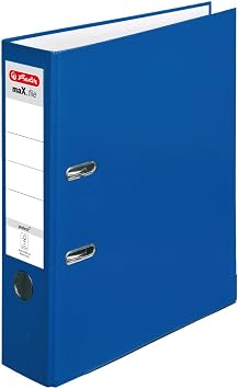 Herlitz 5480306 Lever Arch File A4 8 cm Blue