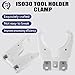 LIBOQIAO ISO30 Tool Holder Clamp for CNC Machines, Automatic Tool Changer, ATC Fork Claw with Flame Proof Rubber, 10 Pack