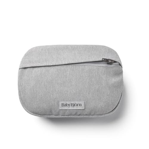BabyBjörn Pocket Pouch for Baby Carrier, Woven Mélange, Light Gray