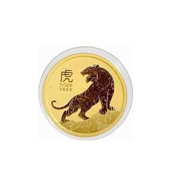 Amazon.co.jp: 2022年 トラ 虎 エリザベス女王 1/10オンス 干支