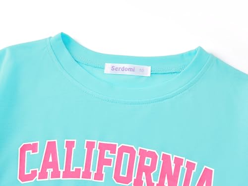 Image of Stylish Graffiti /Butterfly /Tropical Crop Top for Little & Big Girls - Cool Summer T-Shirt Clothes Size 6-18