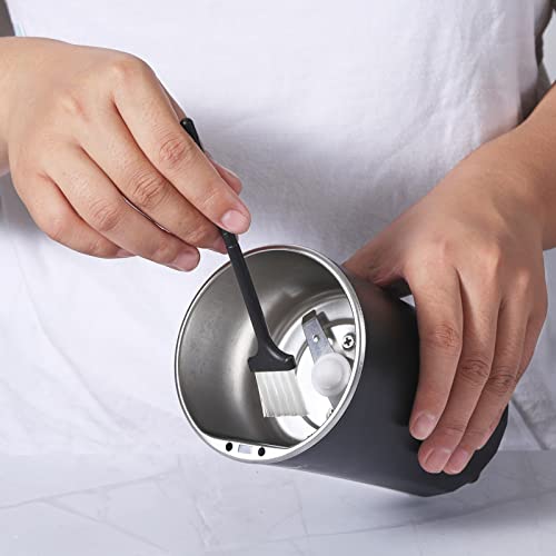 Coffee Bean Grinder Electric,200W Powerful Spice Grinder Electric, Espresso Grinder Herb Grinder Coffee Grinder For Spices,Herbs,Nuts With Brush,One Touch Push-Button Control,12 Cups/2.7Oz,Black #TOP6