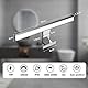 KYOTECH LED Spiegelleuchte Badezimmer Dimmbare 10W 300mm 650LM Bad Spiegellampe mit Schalter IP44 Wasserdicht Spiegelleuchte mit Fernbedienung Schminklicht Badbeleuchtung Aluminiummaterial