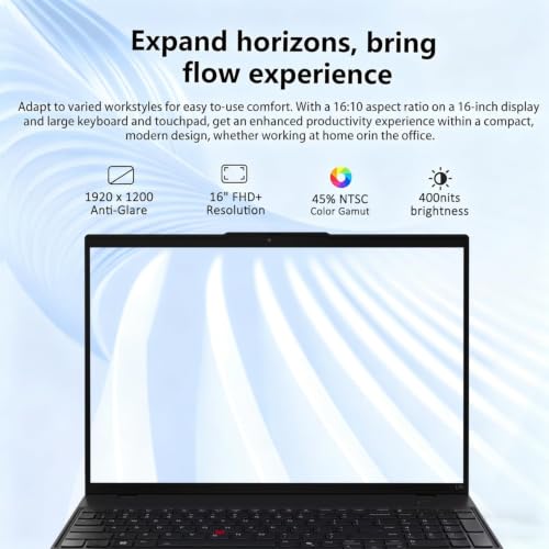 Image of Lenovo ThinkPad L16 (Premium E16) 16 inch Business AI PC Laptop - WUXGA - Intel 12-Core Ultra 5 225U (> Ultra 7 155U) - 16GB DDR5-512GB SSD - Fingerprint - Backlit - HUB - 2X Thunderbolt 4 - Win 11 Pro