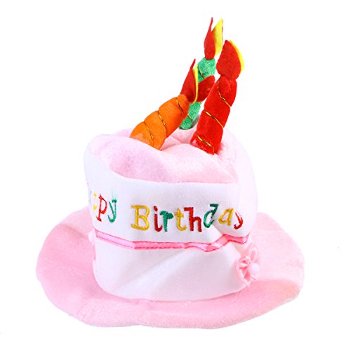 Chapéu infantil Happy Birthday para crianças com chapéu de fantasia infantil de bolo de aniversário