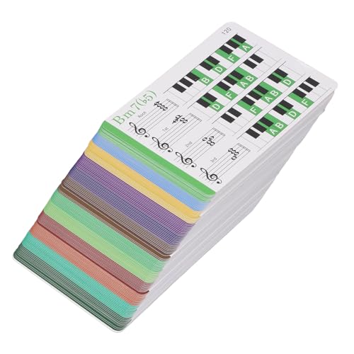 Jauarta Cartes flash musicales colorées en cuivre pour débutant – vue 5