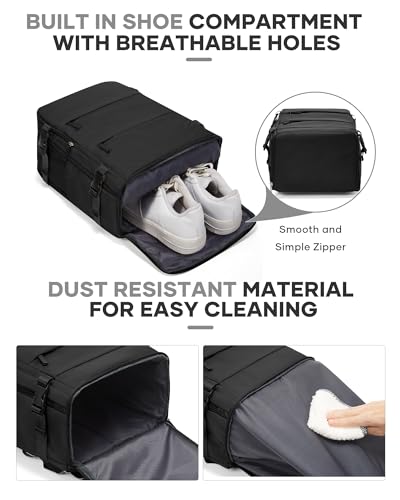 Sac à dos voyage 40x30x20 avec compartiment ordinateur pour avion