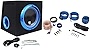 RockvilIe RVB8.1A 8' 300W Powered Amplified Car Subwoofer System+Remote+Wire Kit