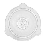 Cuchina Safe 2-in-1 COVER 'n COOK Vented Glass Microwave Plate Cover and Baking Dish; Easy to Grip for Baking and Serving (9in Inside Diameter - 1-Piece Set)
