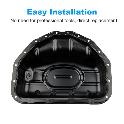 Image of Engine Oil Pan Sump with Drain Plug Compatible with Lexus GS300 3.0L L6