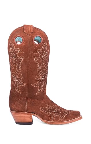 CORRAL LADIE'S SHEDRON SUEDE EMBROIDERY & PULL HOLES SQ TOE, CORRAL 43.8 X 34.8 X 11.0 SOLE,COWHIDE LEATHER, WESTERN BOOT, A44772