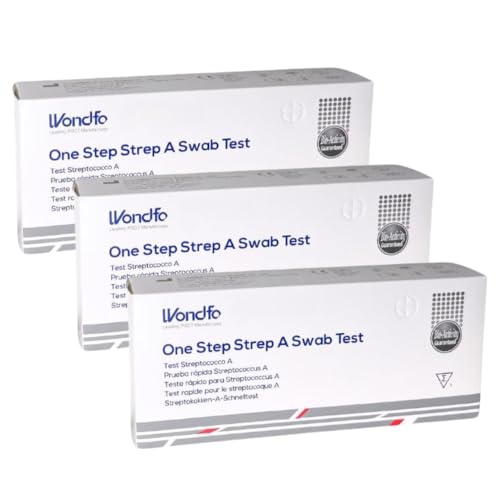 gef + medica - 3 Tamponi Streptococco A - Test Faringeo per la Rilevazione dello Streptococco del Gruppo A | Facile ed Affidabile