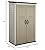 Rubbermaid Large Vertical Storage Shed 31" L x 52" W x 81" H