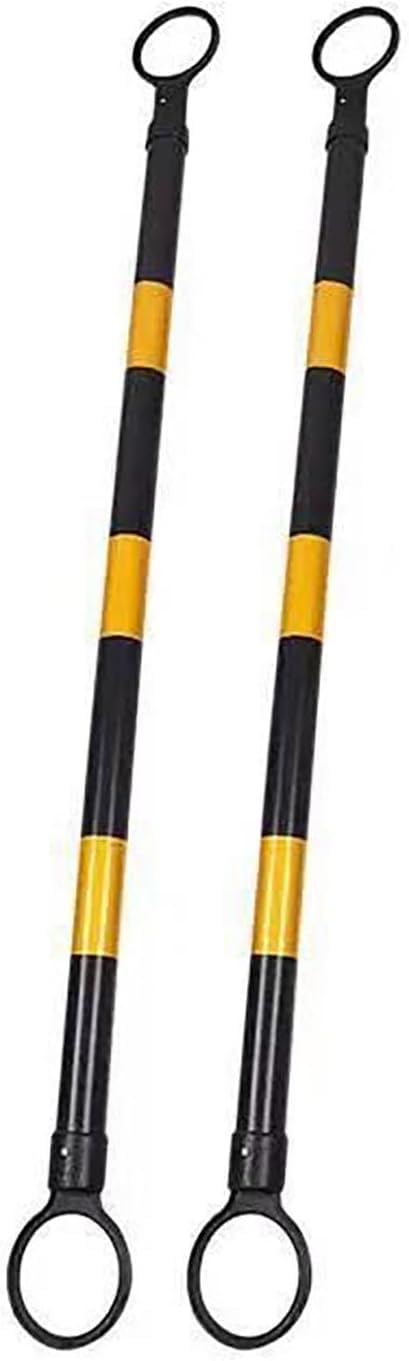 Iahigsujk Yellow Traffic Cone Pole Connecting Pole Barricade Pole(Yellow)