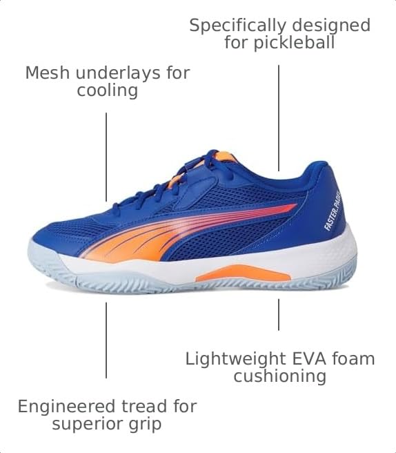 Image of Puma Mens Nova Court Pickleball Shoes