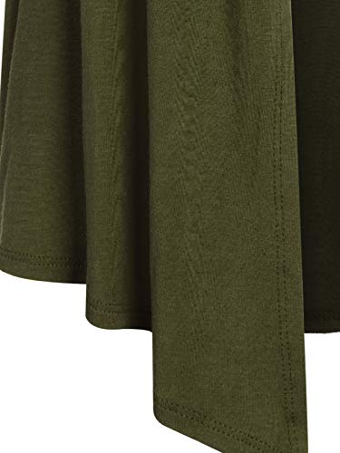 Image of MixMatchy Women's Lightweight Short Sleeve Draped Open Front Cardigan Vest