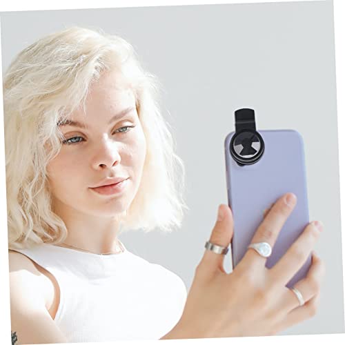 Housoutil Phone Camera Smartphones Jitterbug Smart Phone Double Kaleidoscope Lens Phone Lens with Clip Phone Lens with Clamp Mobile Phone Lens Tablets Lens Smart Phones Filter Major Plastic