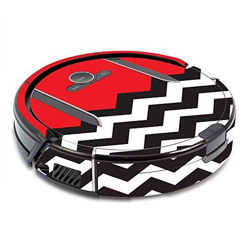 Image of MightySkins Skin Compatible with Shark Ion Robot R85 Vacuum - Red Chevron | Protective, Durable, and Unique Vinyl Decal wrap Cover | Easy to Apply, Remove, and Change Styles | Made in The USA