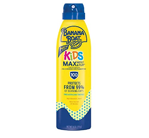 Banana Boat Kids Max Protect and Play Continuous Clear Spray SPF 100 Sunscreen, 6 Ounces (2 Pack) image 3