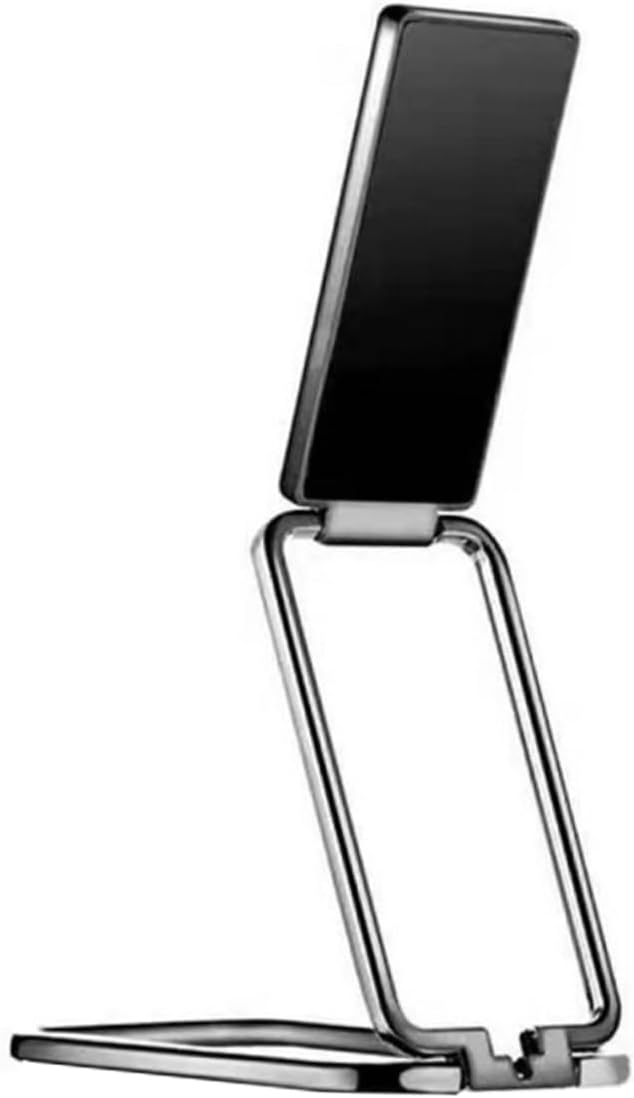 Foldable Metal Cell Phone Stand Ring Buckle Portable Black