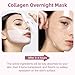 Duoffanny Bio-Collagen Real Deep Mask, 5,120,000 PPB Hydrating Overnight Hydrogel Mask 234 Da Deep Collagen Face Mask, Pore Minimizing, Elasticity Improvement, 34g x 4ea