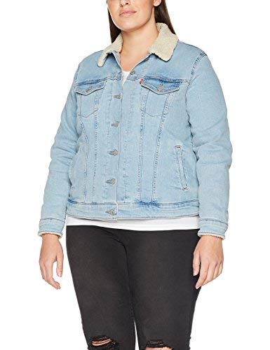 Levi's Plus Size Original Sherpa Trucker Giacca di...