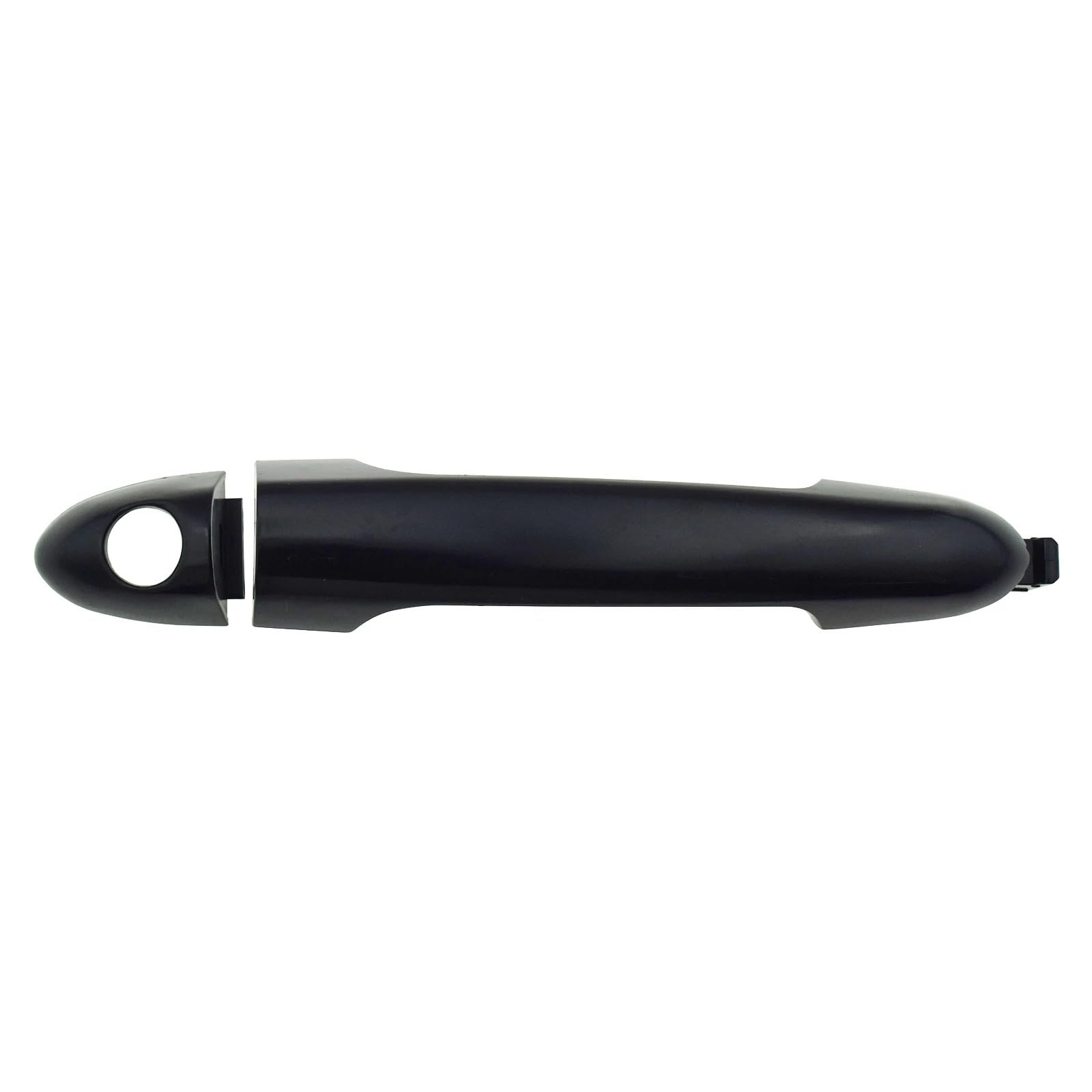 Sauanmnktp Have Hole X1 Exterior Door Handle For Car For Kia For Rio 2012-2017 826511W010 826521W010 82651-1W010 82652-1W010 82652-1W030 Car Exterior Outer Door Handle Black(Have Hole X1)