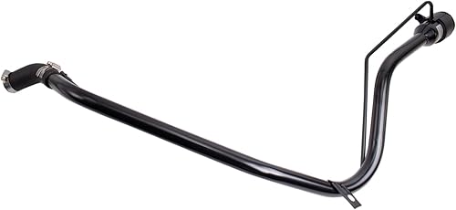 Vista 245 de TRQ Cuello de llenado de depósito de combustible negro compatible con Toyota Sienna 2004-2010