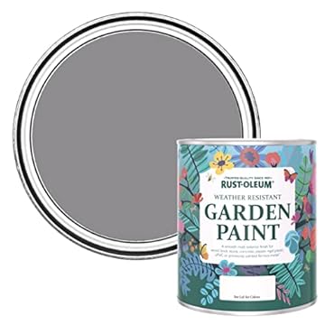 Rust-Oleum Purple Mould-Resistant Garden Paint In Matt Finish - Iris 750ml