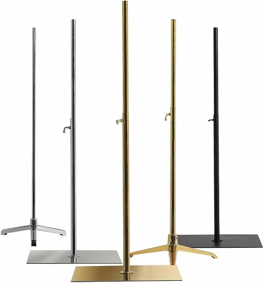 Adjustable Half Body Mannequin with Metal Base for Display, 120 CM Gold Torso Model for Shops, Exhibitions & Windows - Perfect for Retail & Fashion Showcases