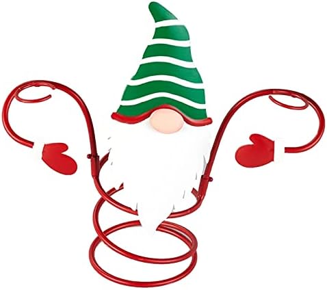 Miniatura 5 de Soporte para copas de vino de Navidad para encimera, metal independiente, adorno único para decoración del hogar y estante de almacenamiento de