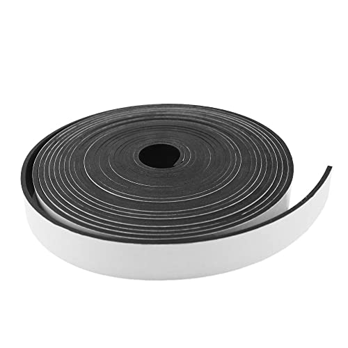 DEVNOL Neoprene Solid Rubber Strips with Adhesive Backing 1/8 (.125)" Thick X 1" Wide X 25'Long Grade 65A for Gasket, Surface Protection, Sealing by DEVNOL - Used condition - Image 3