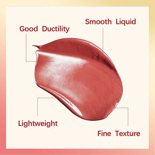 Coosa Liquid Blush For Cheeks, Soft Cream Makeup Blush, Pink Velvet Texture - Moisturizing Natural-Looking Long Lasting Face Blush Makeup With Finger Puffs thumb #6