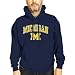 Michigan Wolverines Adult Midsize Logo Hooded Sweatshirt - Navy , X-Large