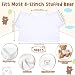JolliLudo 24 Pcs DIY Teddy Bear Clothes Bulk White Blank Stuffed Bear Clothes Plush Dolls Blank Clothing for 8-12 Inch Stuffed Bears Dolls DIY Giveaways Gift Bags Party, Image 2 JolliLudo 24 Pcs DIY Teddy Bear Clothes Bulk White Blank Stuffed Bear Clothes Plush Dolls Blank Clothing for 8-12 Inch Stuffed Bears Dolls DIY Giveaways Gift Bags Party, Image 2