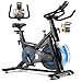 Wenoker Heimtrainer Fahrrad mit App, Leises Ergometer Hometrainer Fahrrad mit Magnetwiderstand, Spinning Bike Indoor Fitnessbikes für Kardio-Training zu Hause, Bis 160KG