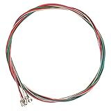 ERINGOGO 6Pcs Strings Folk Guitar Strings Pack Durable Musical Strings for Acoustic Guitars Enhanced Tone Sustain Easy Installation Fit for Professional Use