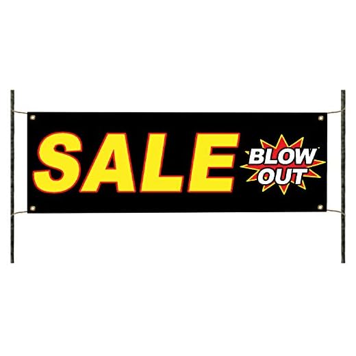 Vibrant Indoor Outdoor Sale Banner