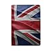 Reisepasshülle aus Leder, Motiv: Flagge des Vereinigten Königreichs