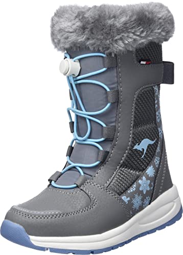 KangaROOS K-PE Gastin RTX Stiefel, Steel Grey/Blue Sky, 39 EU