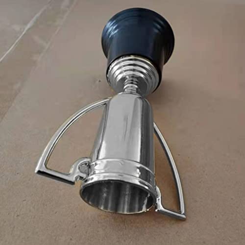 Tofficu 5 peças de mini troféu de prata para troféus de plástico, copos troféus de competições, prêm