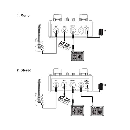 Multi Effects Classic Rock Tone Distortion Chorus Delay Reverb Cab Guitar Pedal Guitar Effect Pedal Octave Guitar Effect… - Les Beatles, Paul McCartney, John Lennon, RIngo Starr, George Harrison Multi Effects Classic Rock Tone Distortion Chorus Delay Reverb Cab Guitar Pedal Guitar Effect Pedal Octave Guitar Effect… – Image 5