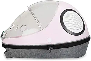 Royale Cat Pet Backpack, Cat Bag Breathable Portable Pet Backpack Travel Pet Carrier Cat Dual-use Capsule Shoulder Bag Dog Carrier Transparent Space Bag -Pink