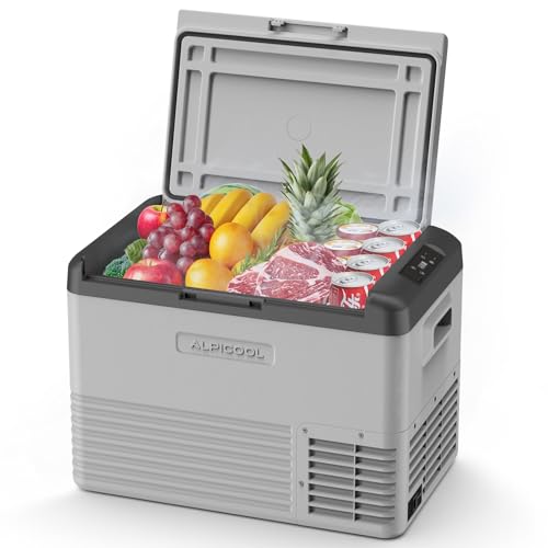 Image of Alpicool Car Refrigerator 12 Volt Portable Car Fridge 39 Quart(37 L Electric Cooler with AC /DC,Single Zone Car Refrigerator Freezer for Truck Van RV Camper SUV, Camping Boat Travel,-4~68F(CL40