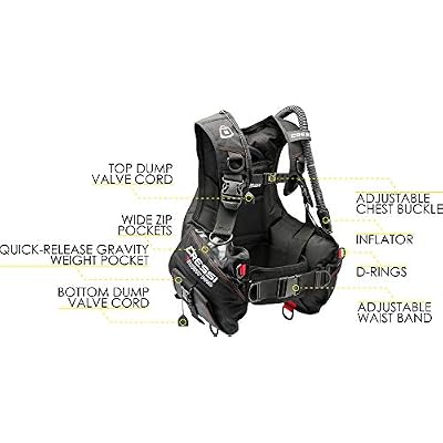 CRESSI Scuba Diving Package for Passionate Divers - All Equipment Needed for Start - Start-er Pro Pack: Made in Italy, Quality Since 1946