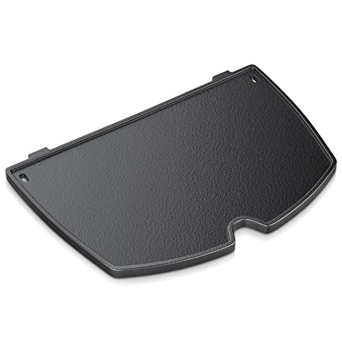 Coisien 6558 32 X 22 cm Plaque de Gril en Fonte, Fonte Plaque Gril à Gaz Pièces de Rechange pour Weber Q100 et Q1000 Series Q120 et Q1200 Stand Q1400 Series
