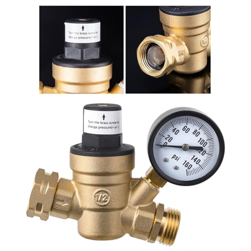Régulateur de pression d'eau réglable 160 PSI pour protéger vos tubes - 7